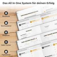 All-In-One Fokus-Journal für mehr Struktur, Motivation und Produktivität