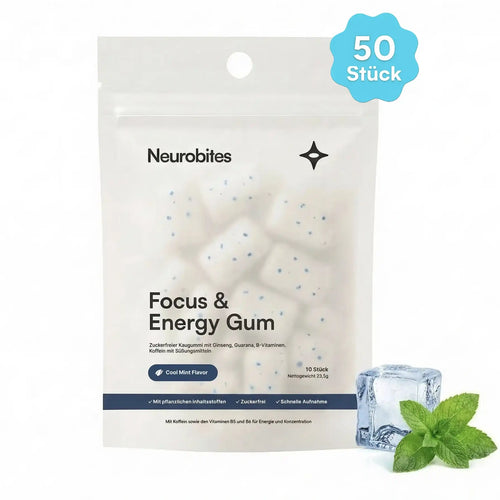 Neurobites® Focus & Energy Gum - (Performance Starterpaket)