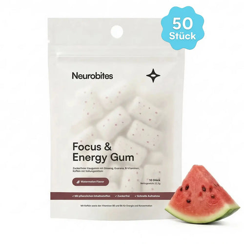 Neurobites® Focus & Energy Gum - (Performance Starterpaket)